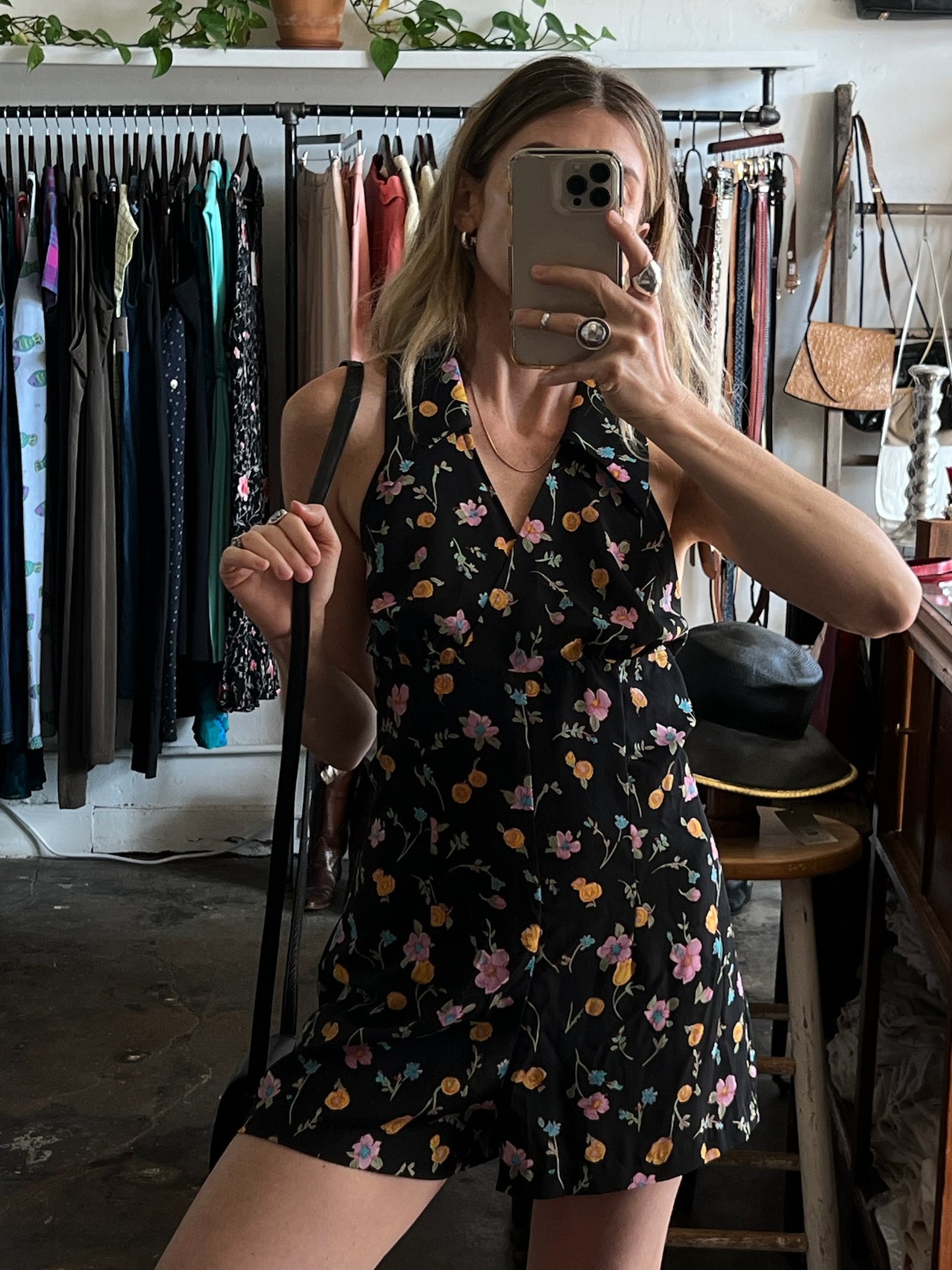 Vintage Floral Romper