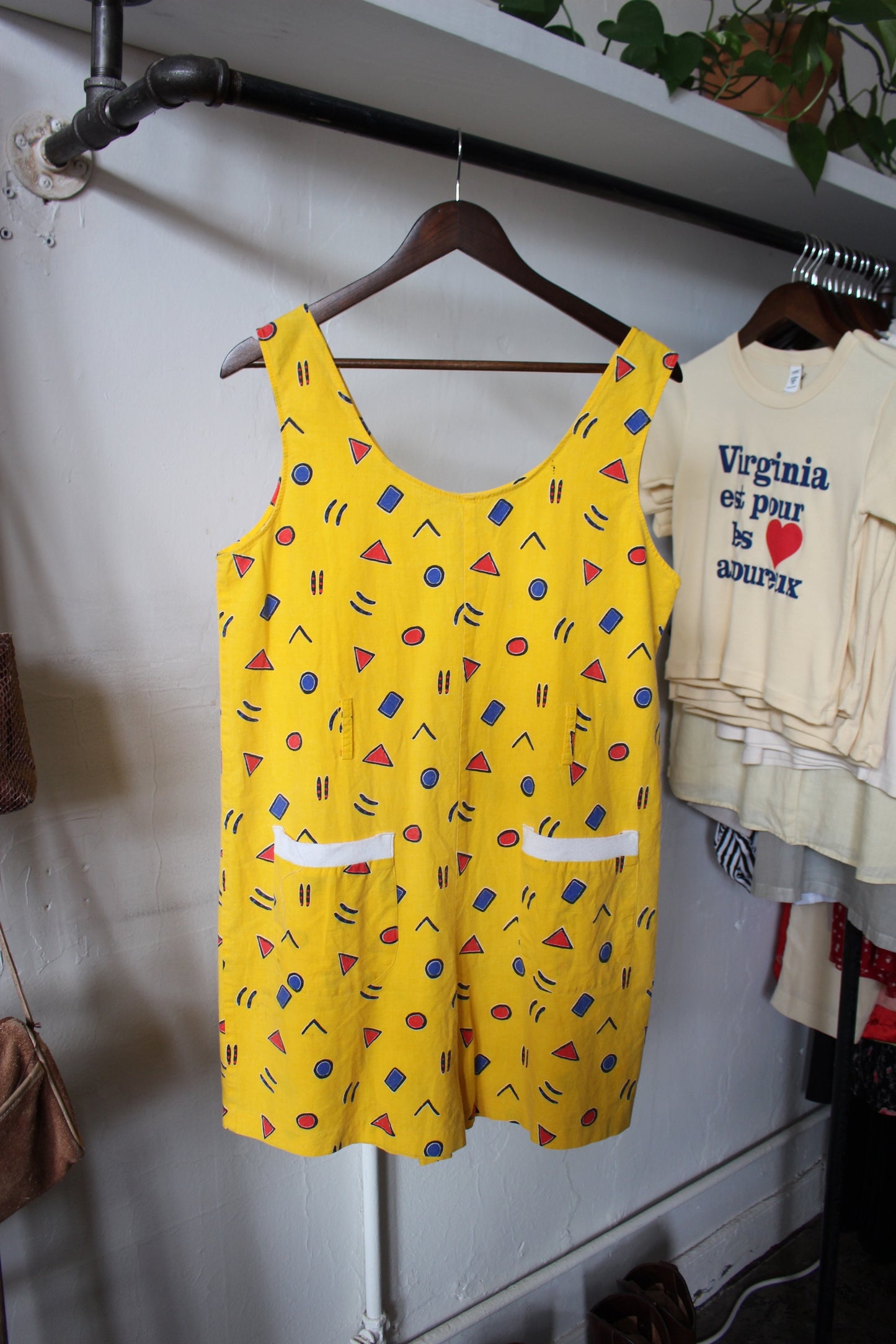 Vintage Geometric Printed Romper