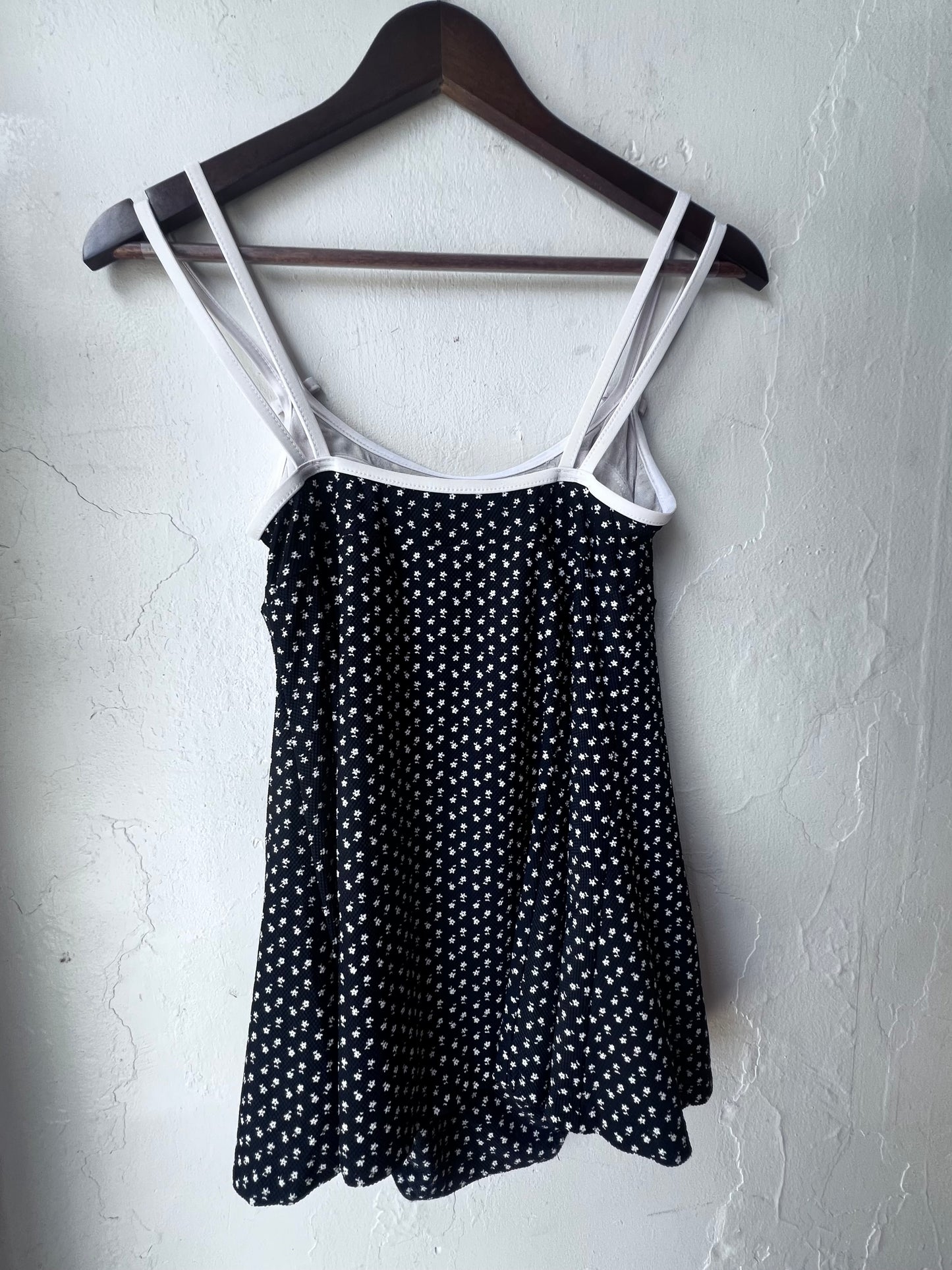 Vintage Floral Swim Dress