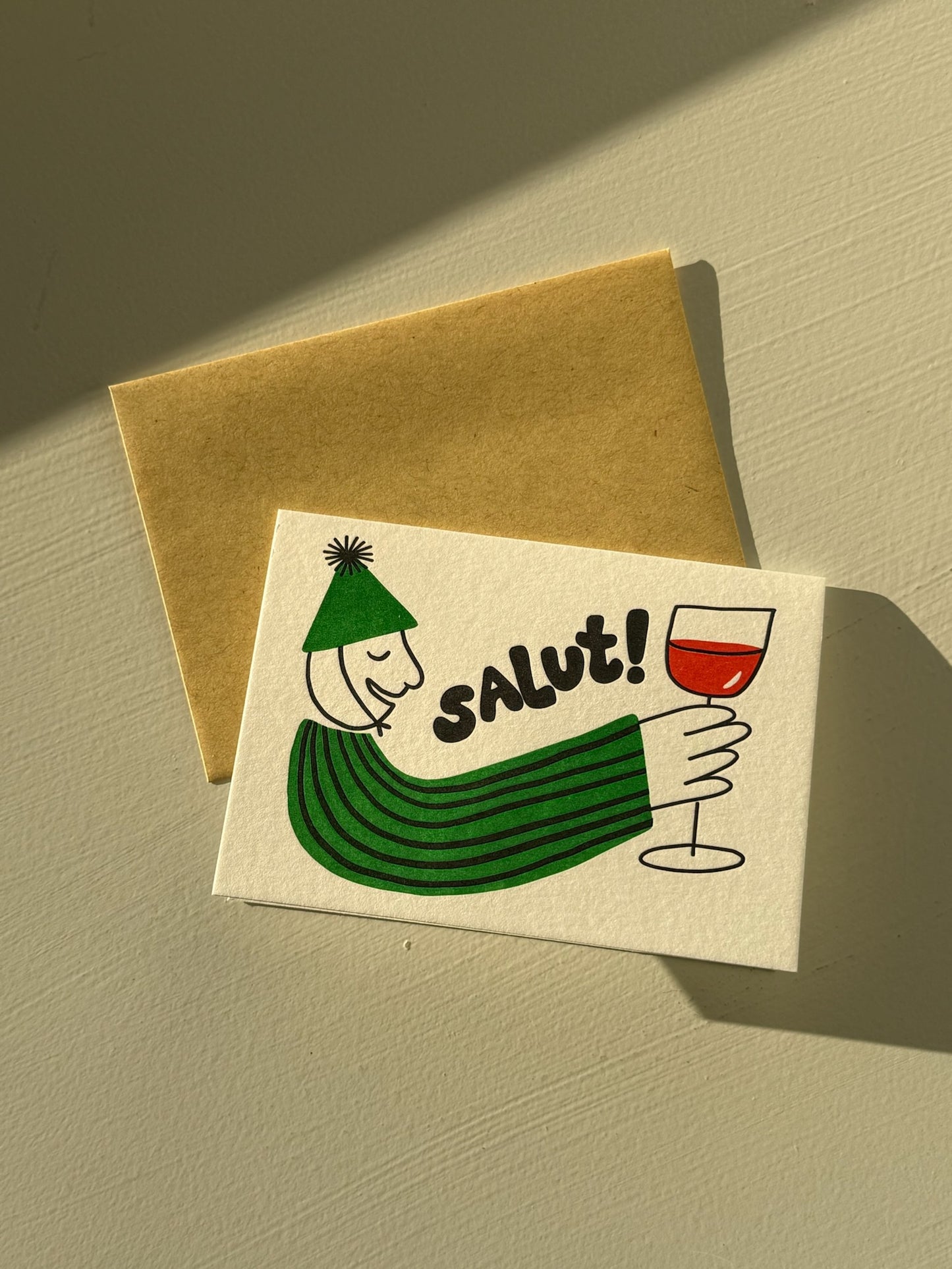 Salut Greeting Card