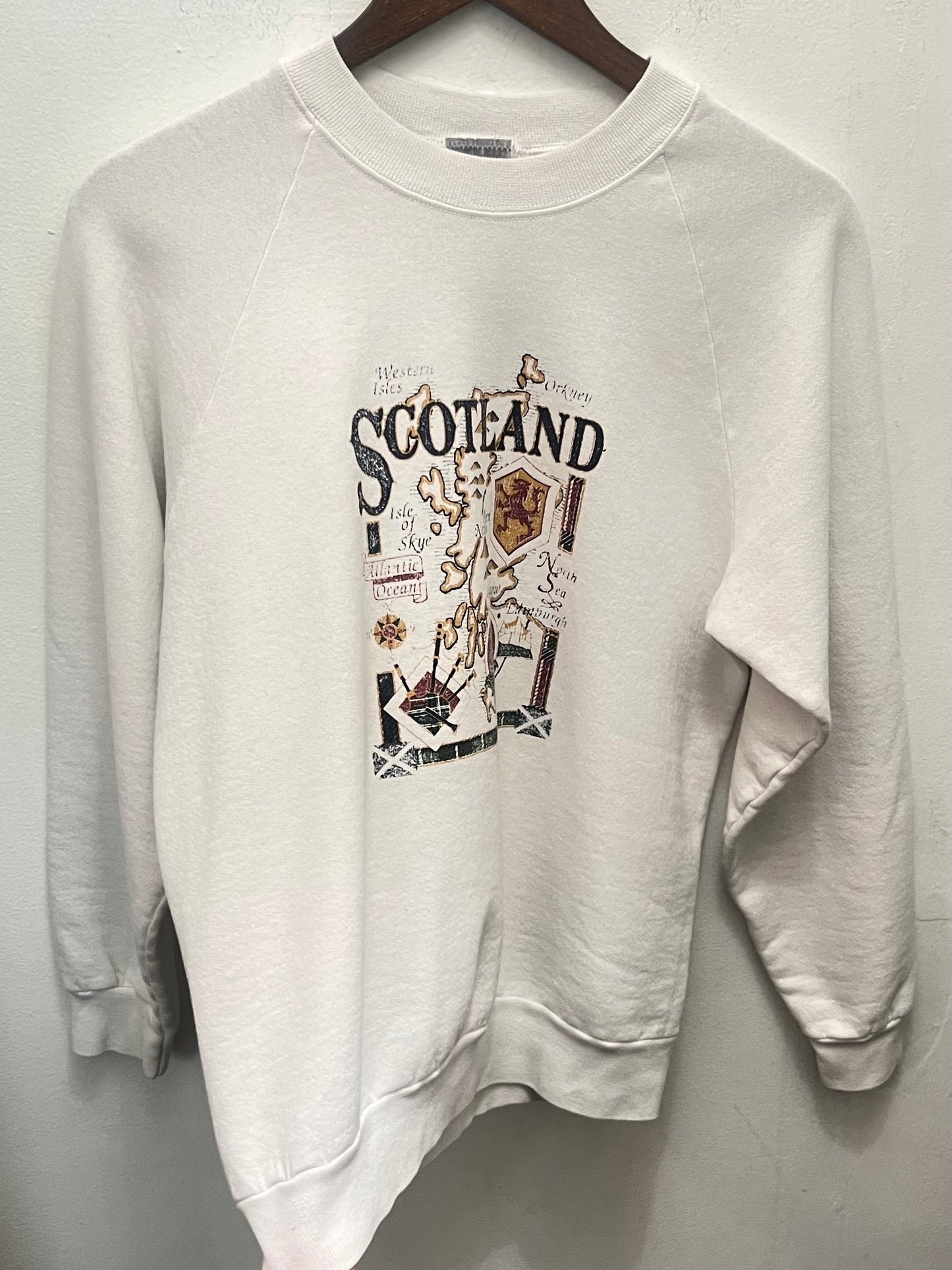 Vintage Scotland Geography Crewneck