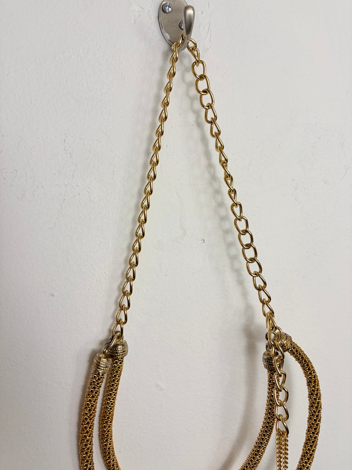 Vintage Gold Layered Rope Chain Belt