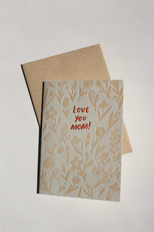 Love You Mom Greeting Card