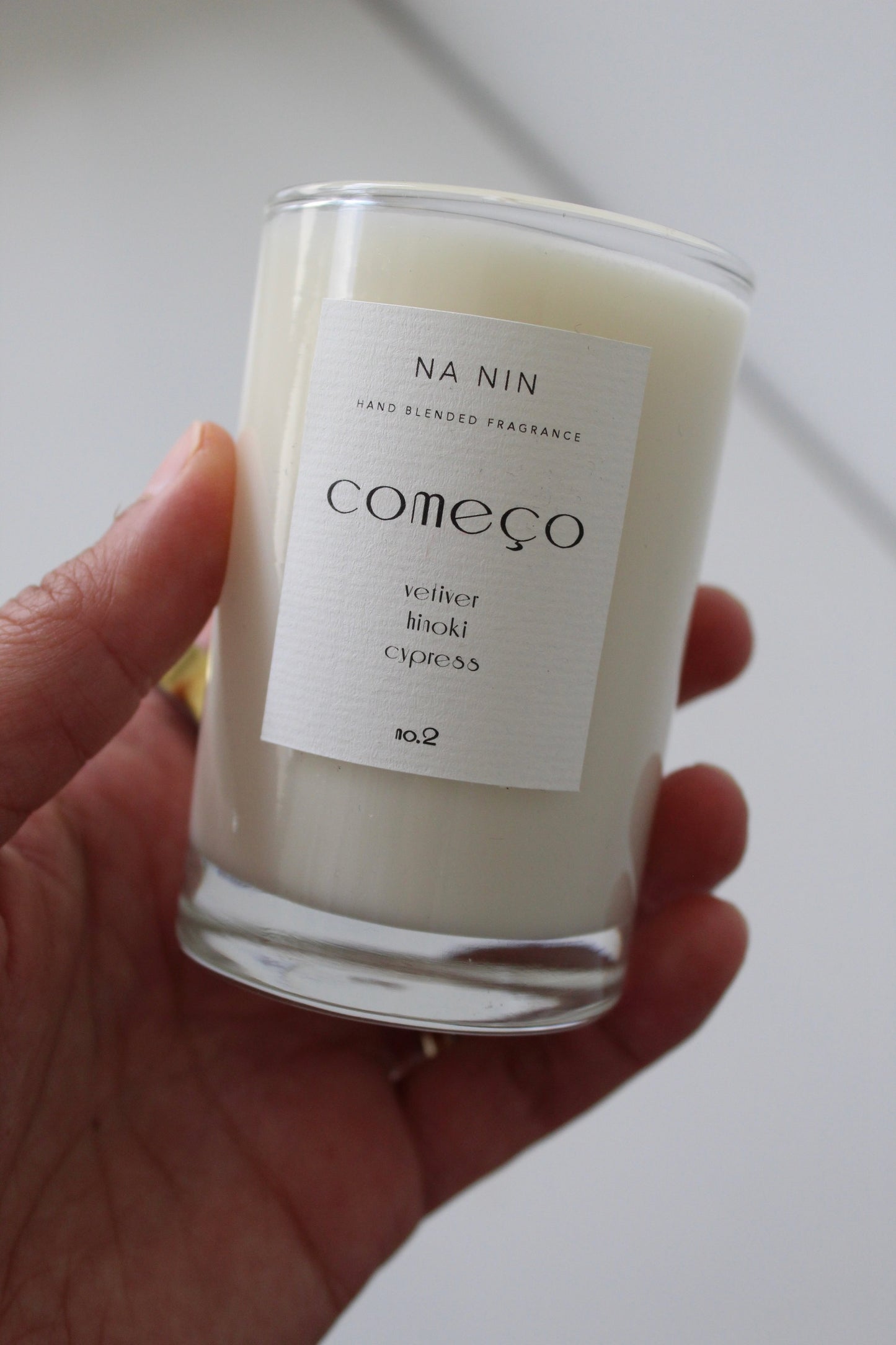 Começo No. 2 Candle / Vetiver, Hinoki, Cypress