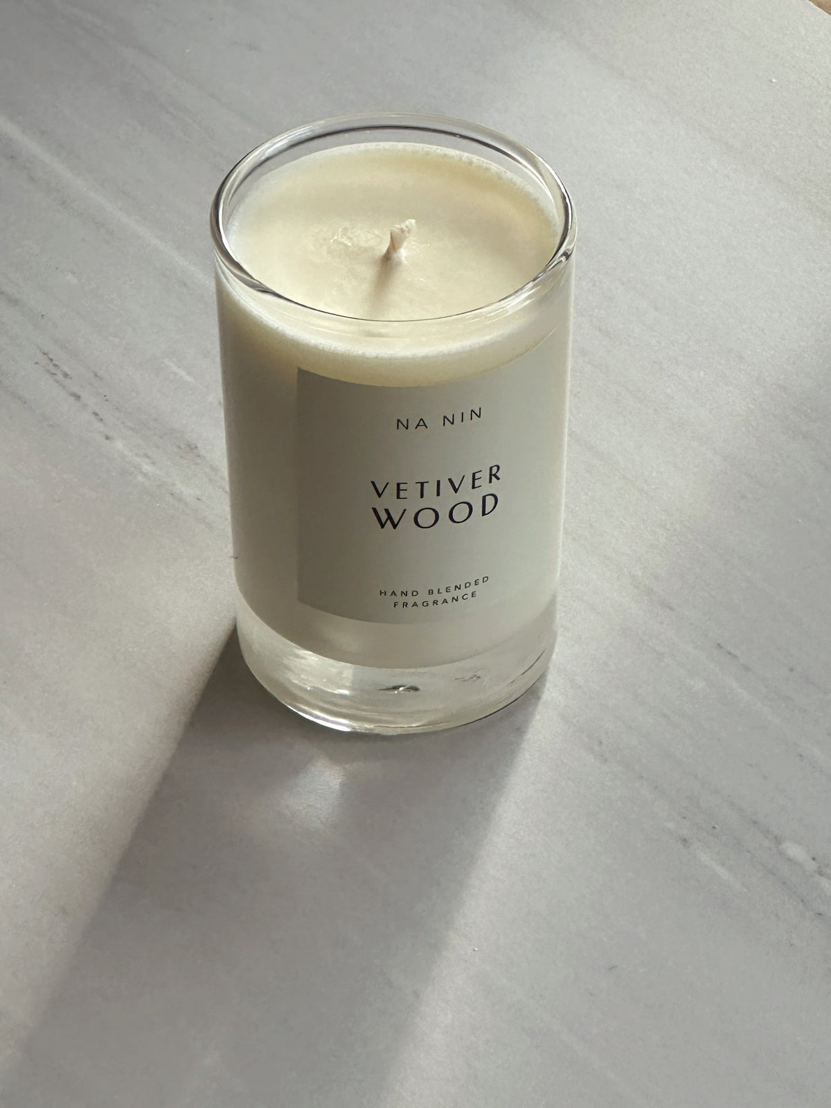 Vetiver Wood Candle