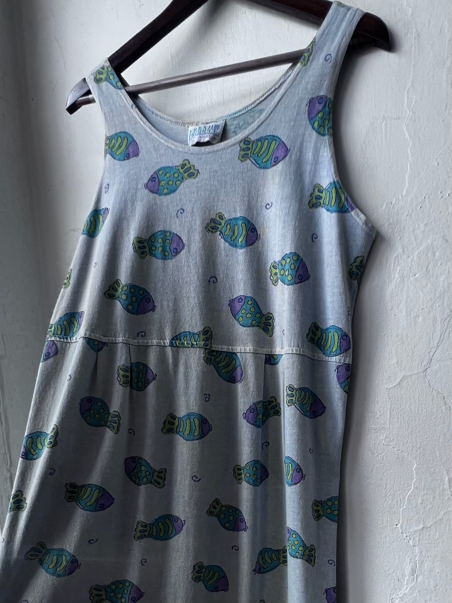 Vintage Fish Maxi Dress