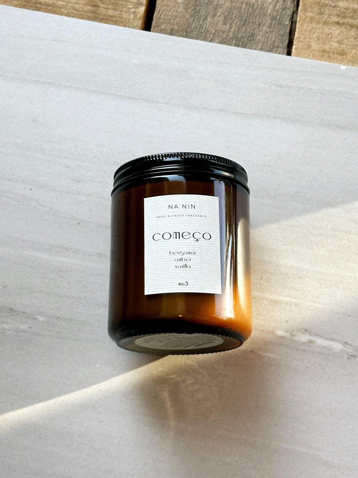 Começo No. 3 Candle / Bergamot, Amber, Vanilla