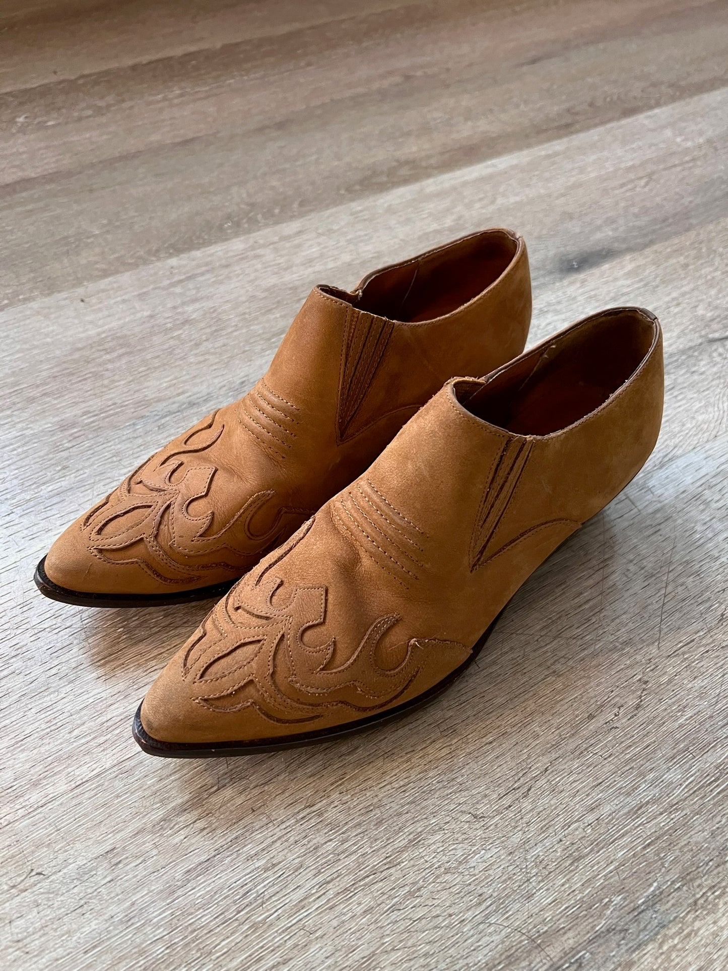 Vintage 90s Western Booties