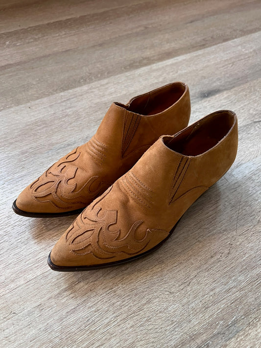 Vintage 90s Western Booties