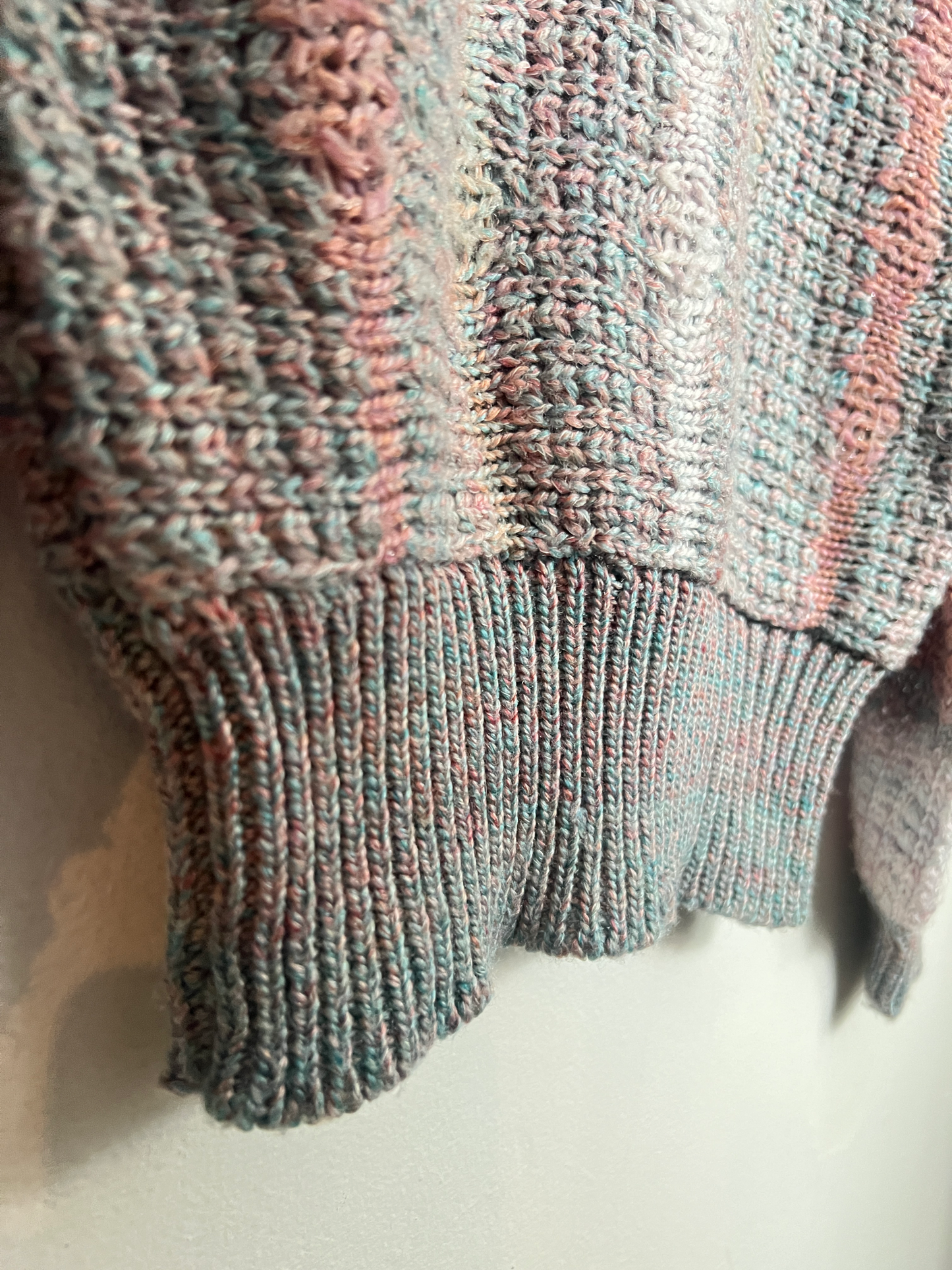 Vintage Multi-Tonal Knit Sweater