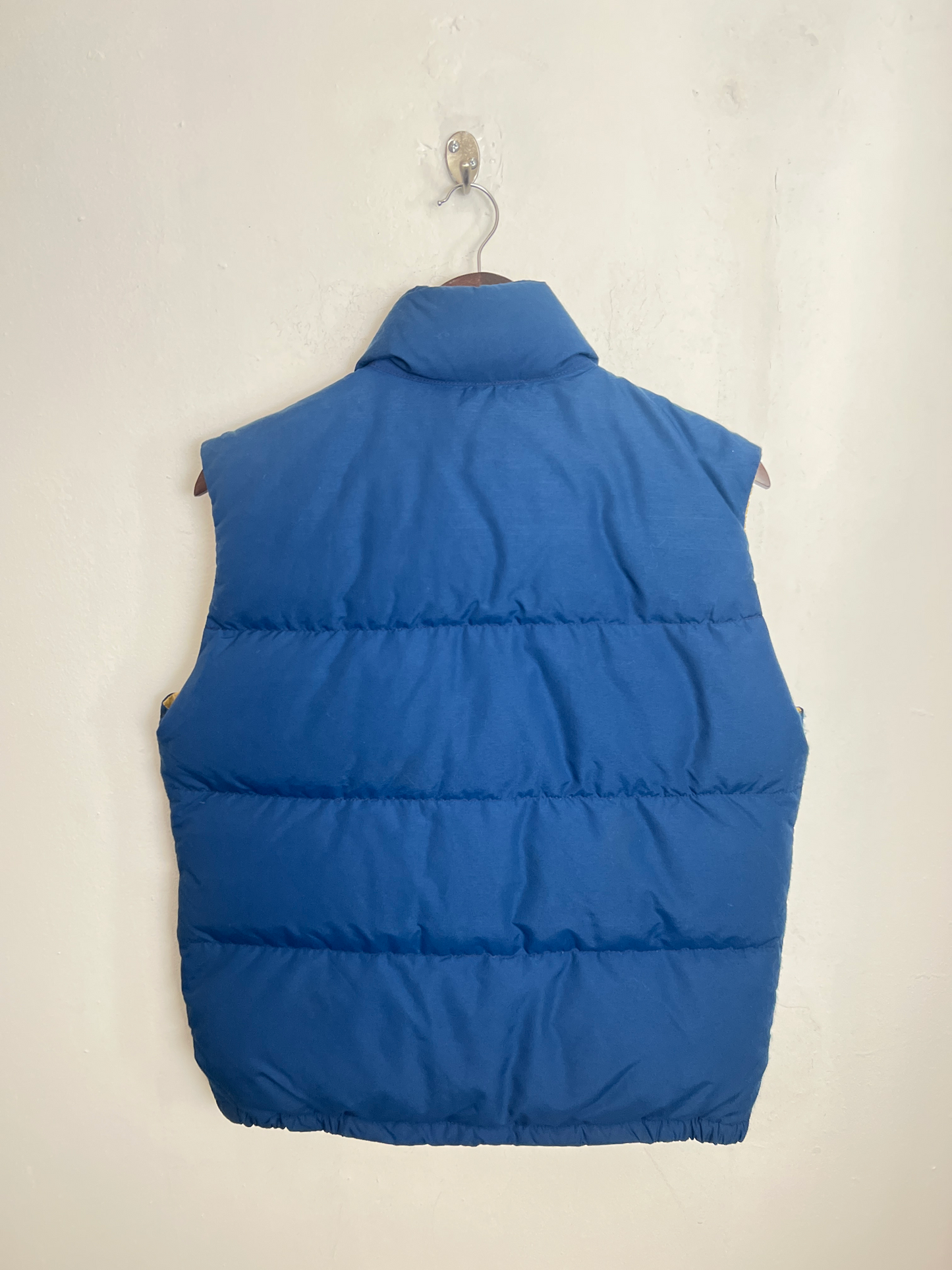 Vintage Cobalt Quilted-Puffer Vest