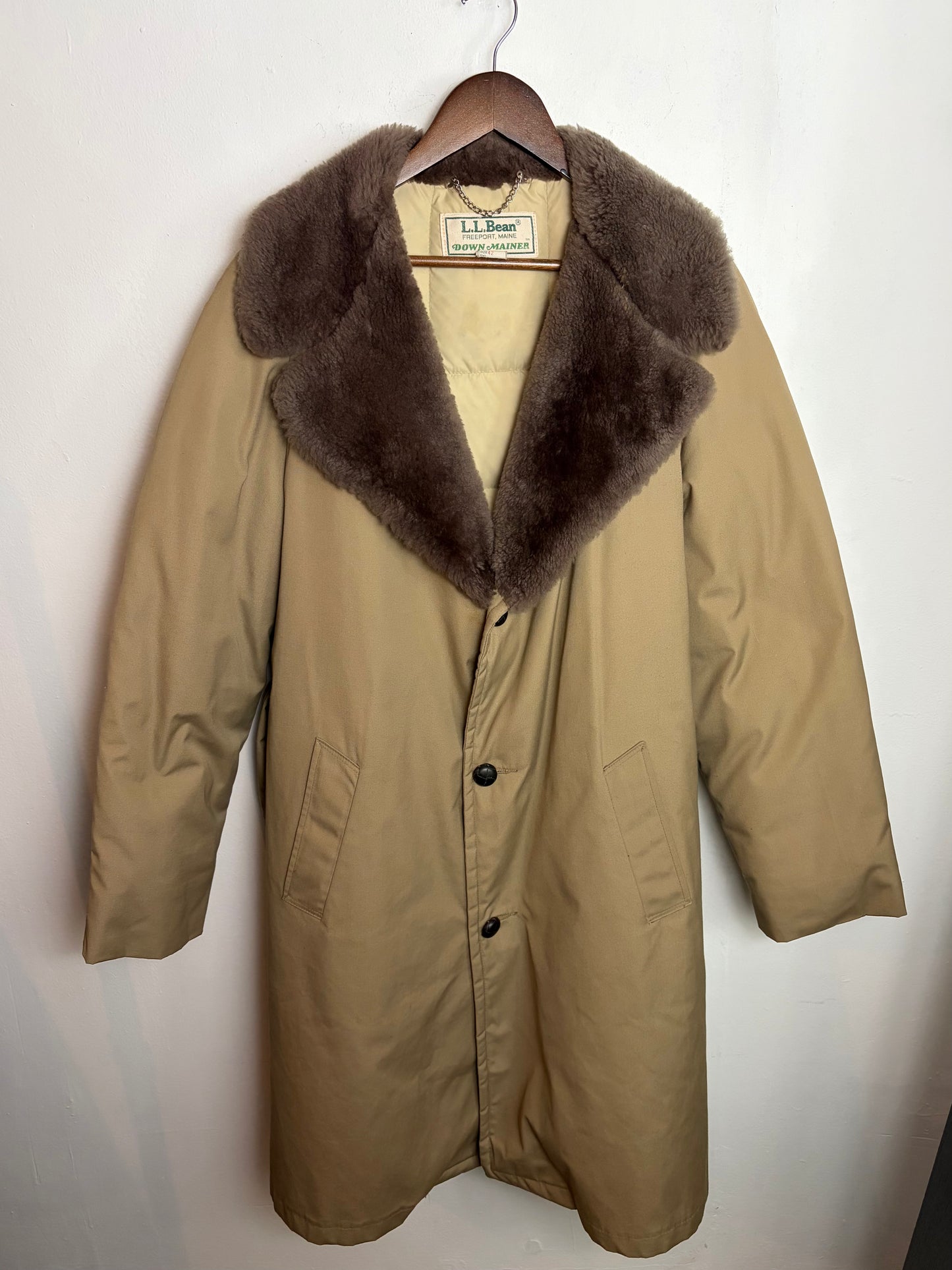 Vintage L.L. Bean Down Mainer Coat