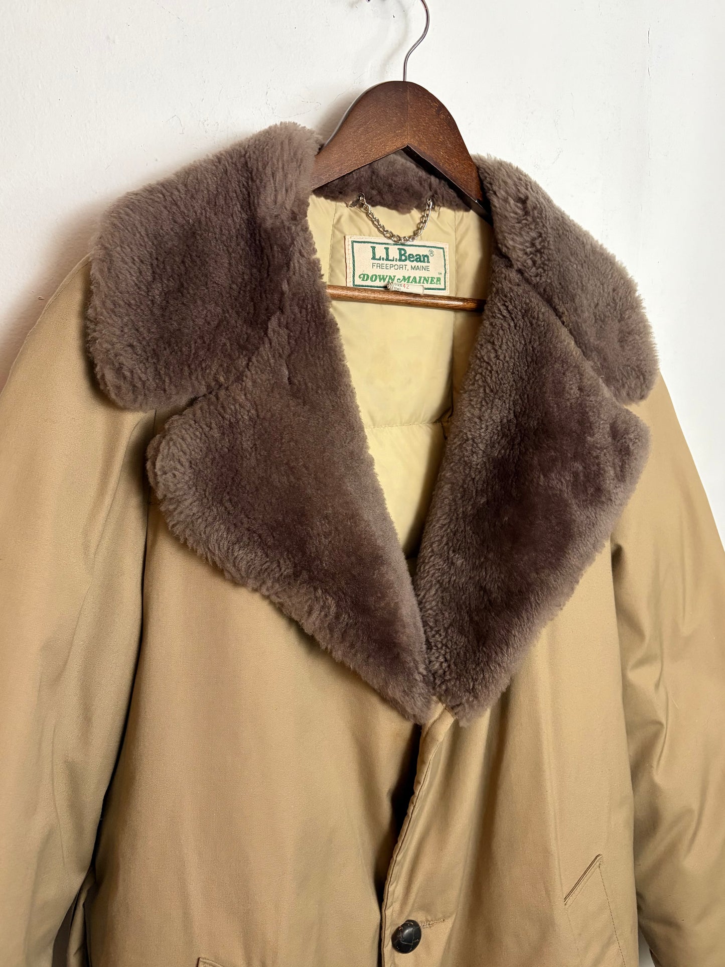Vintage L.L. Bean Down Mainer Coat