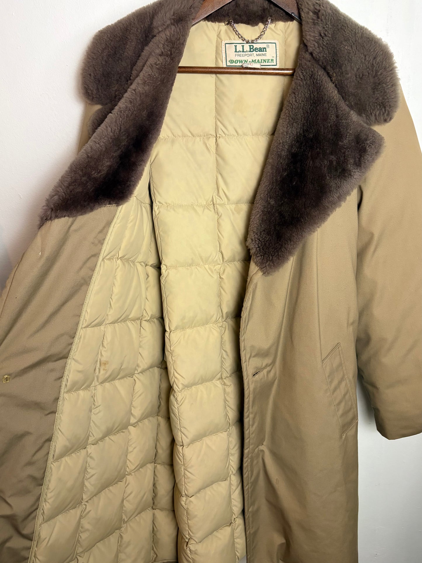 Vintage L.L. Bean Down Mainer Coat