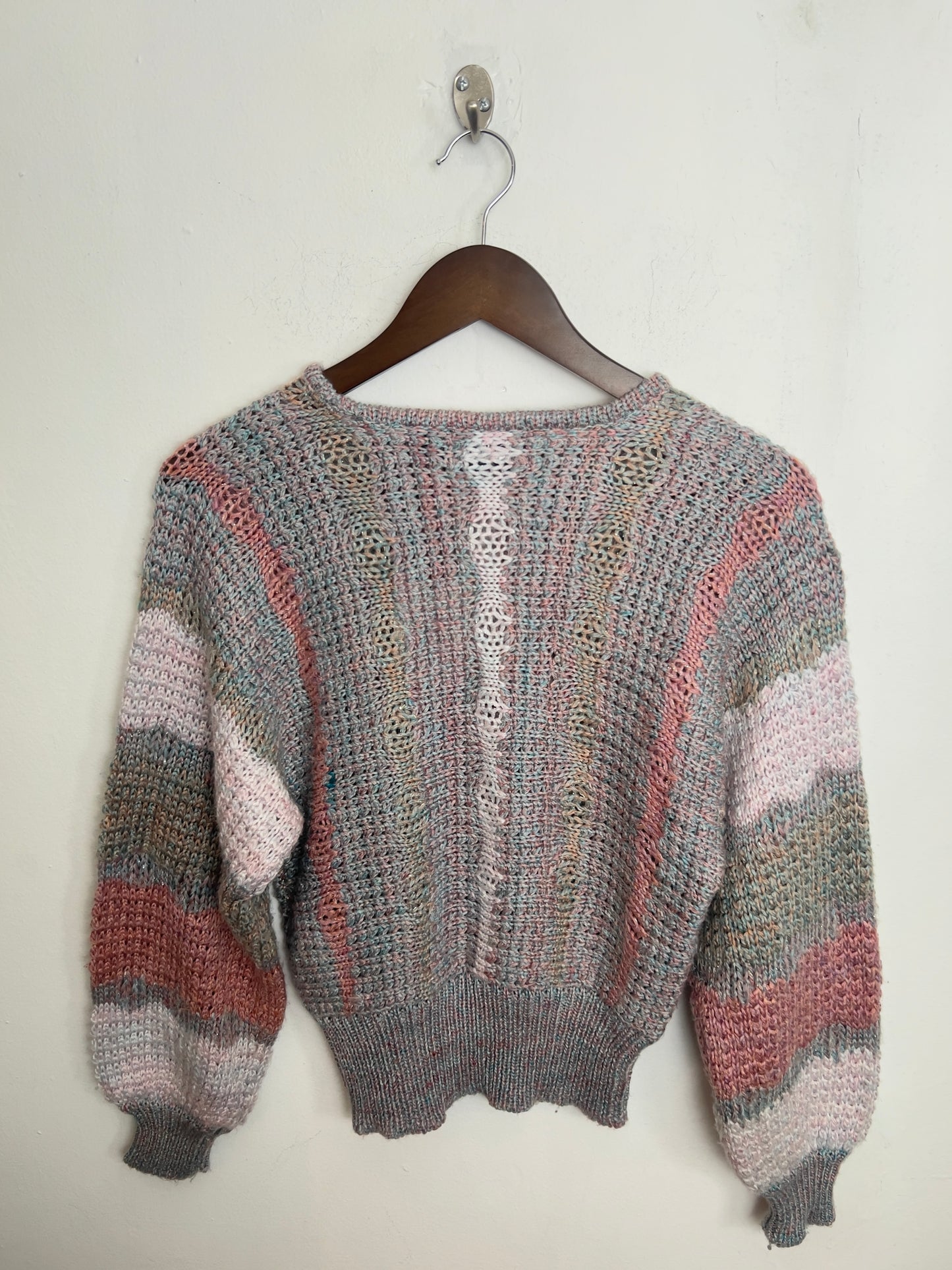 Vintage Multi-Tonal Knit Sweater