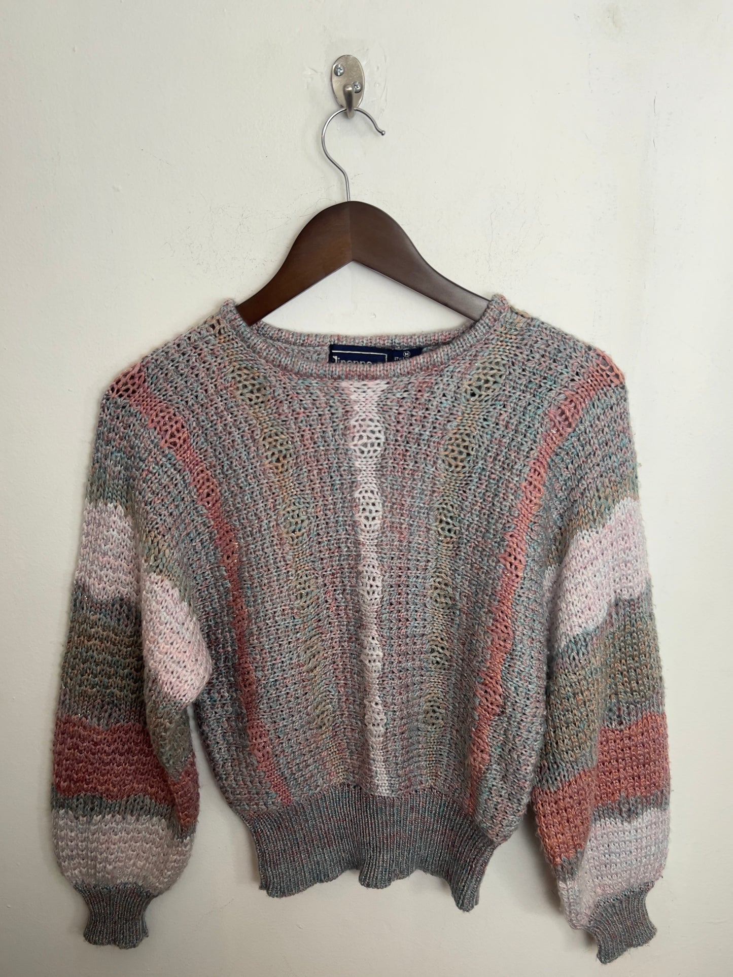 Vintage Multi-Tonal Knit Sweater