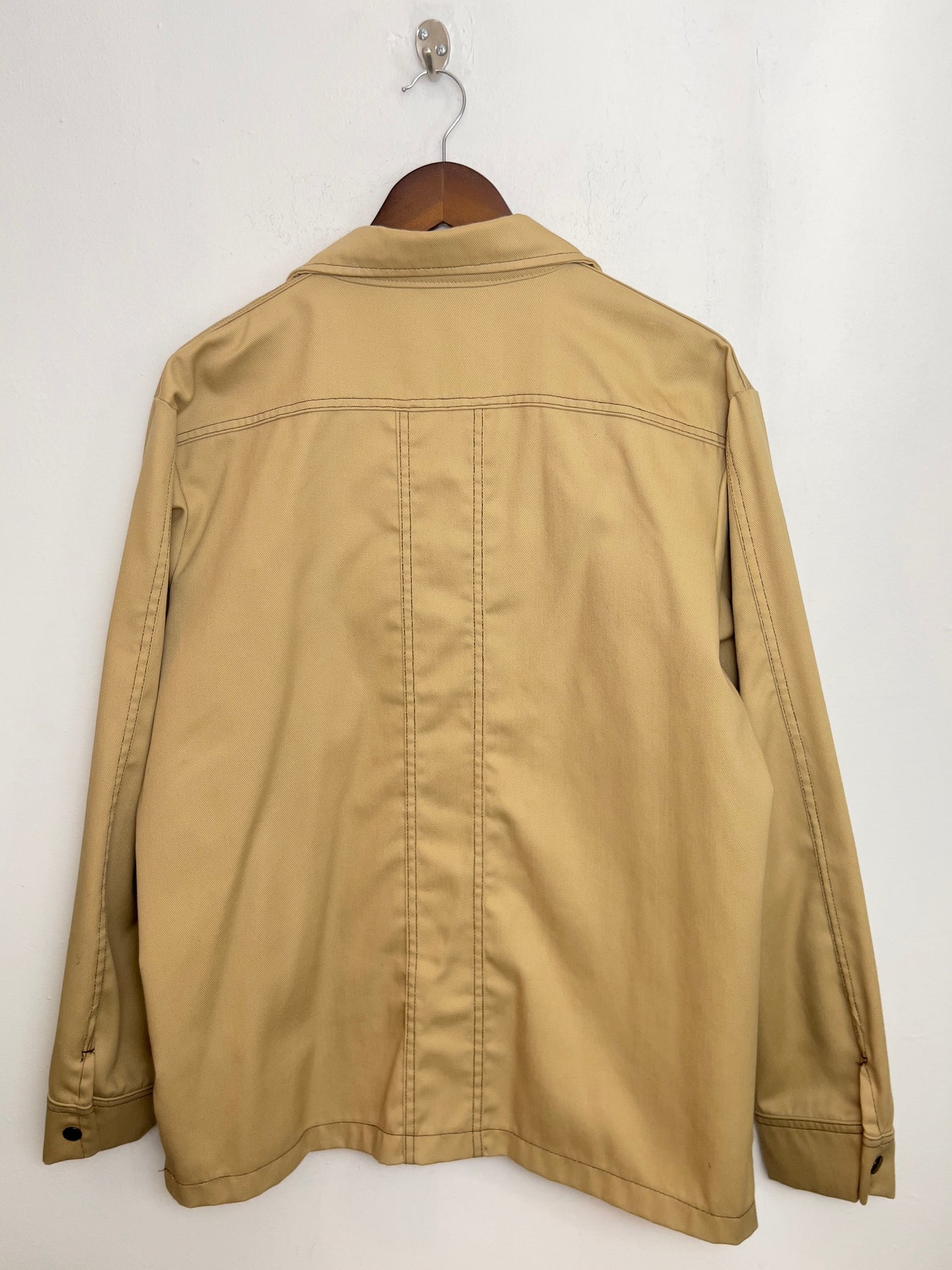 Vintage Lightweight Sandstone Snap Jacket