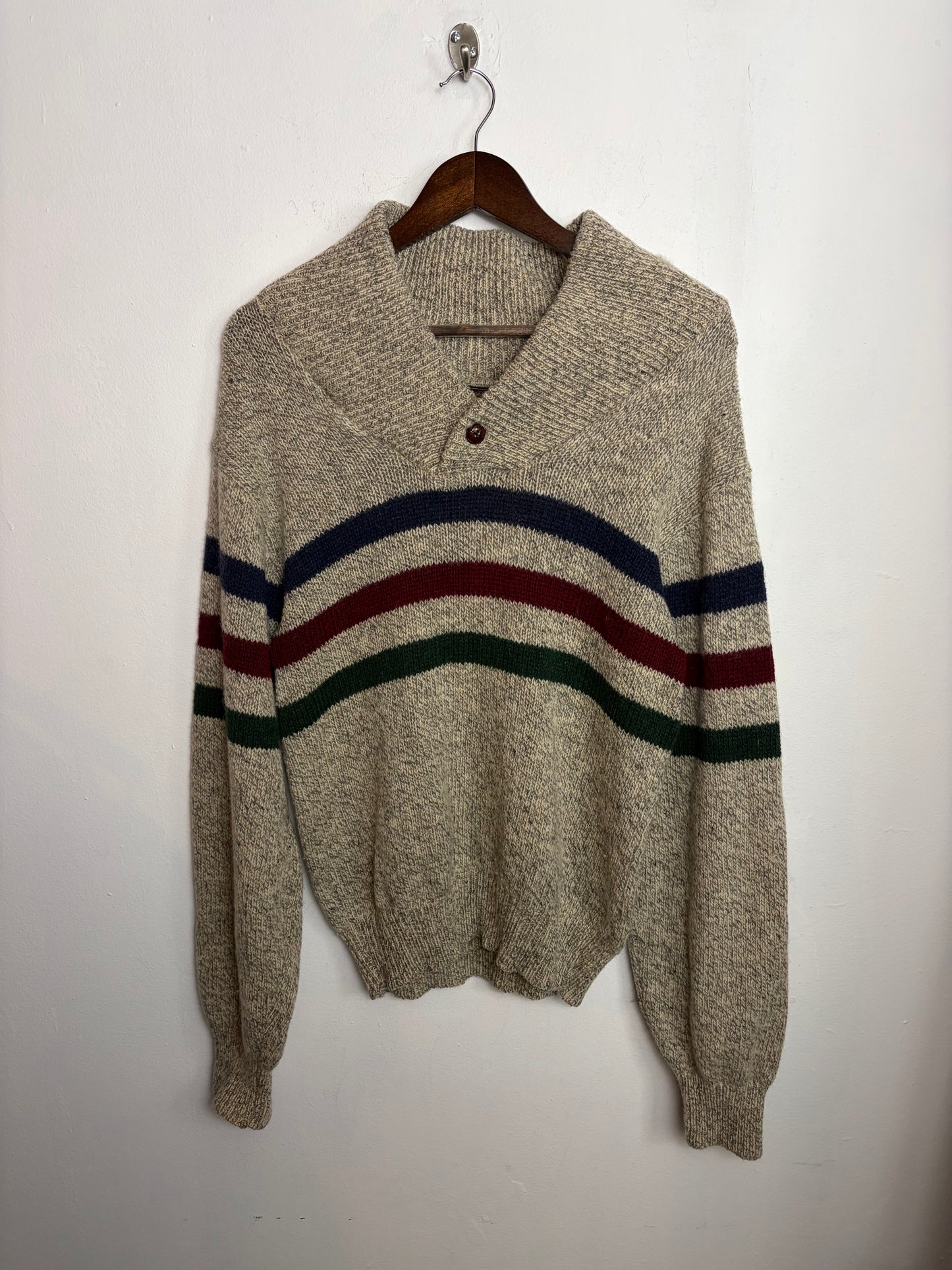 Vintage Primary Stripe Wool Knit