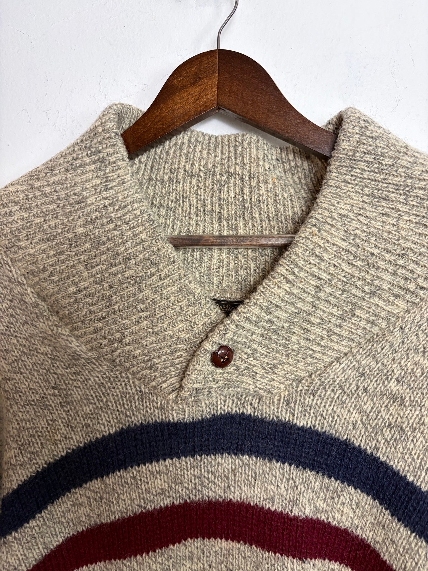 Vintage Primary Stripe Wool Knit