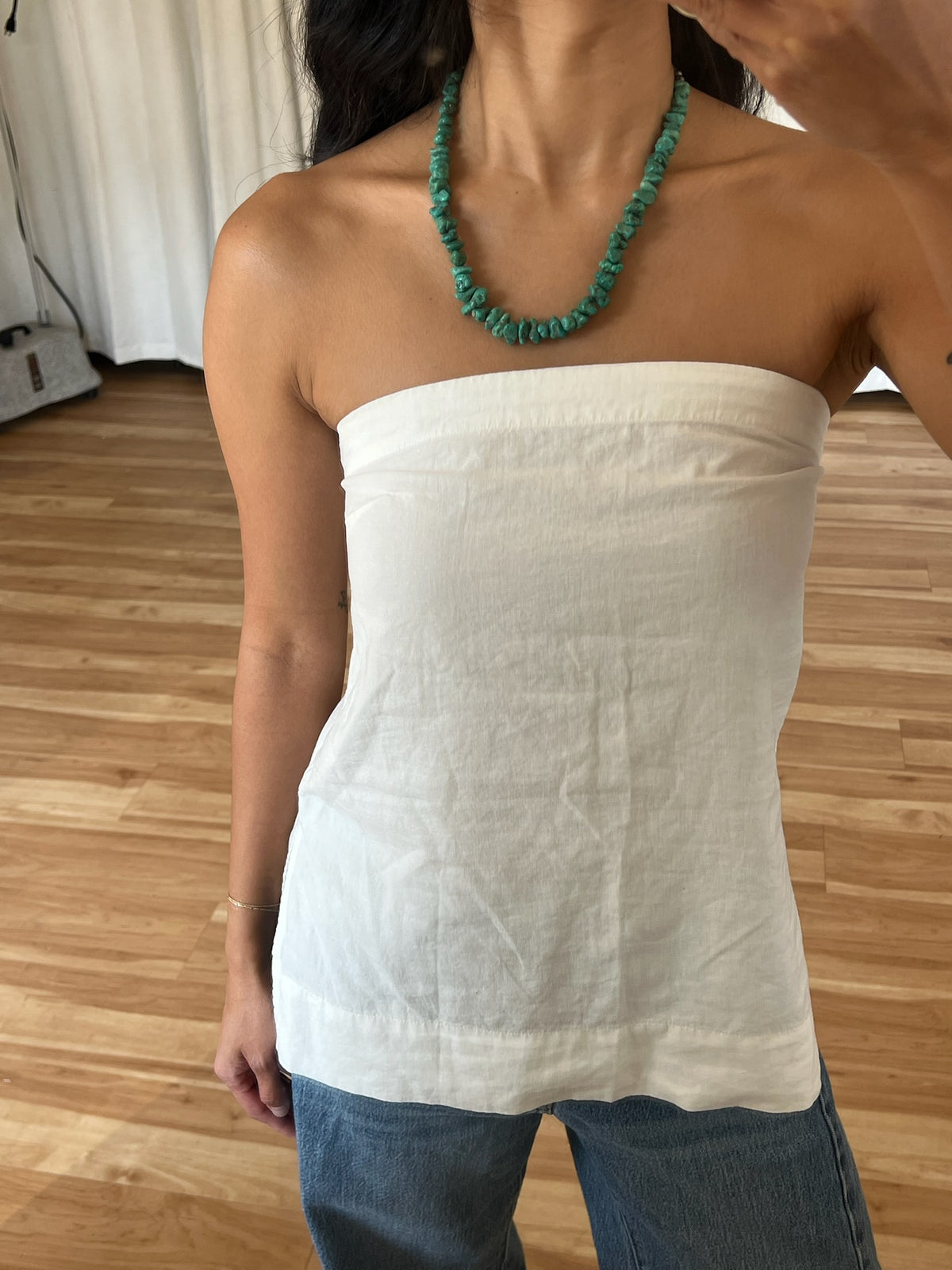 Vintage Chunky Turquoise & Sterling Silver Necklace