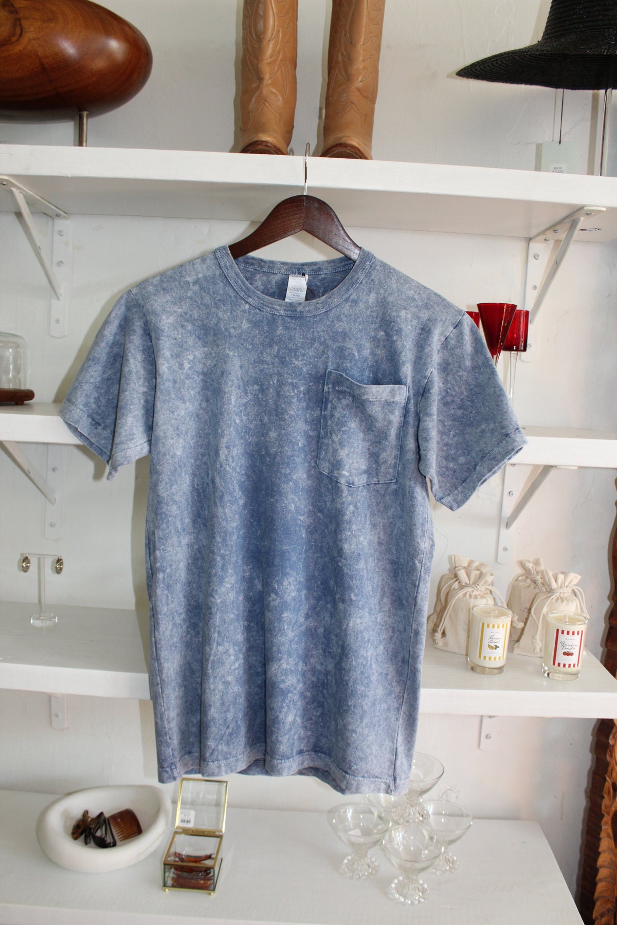 Organic Cotton Pocket Tee / Multiple Colors Available