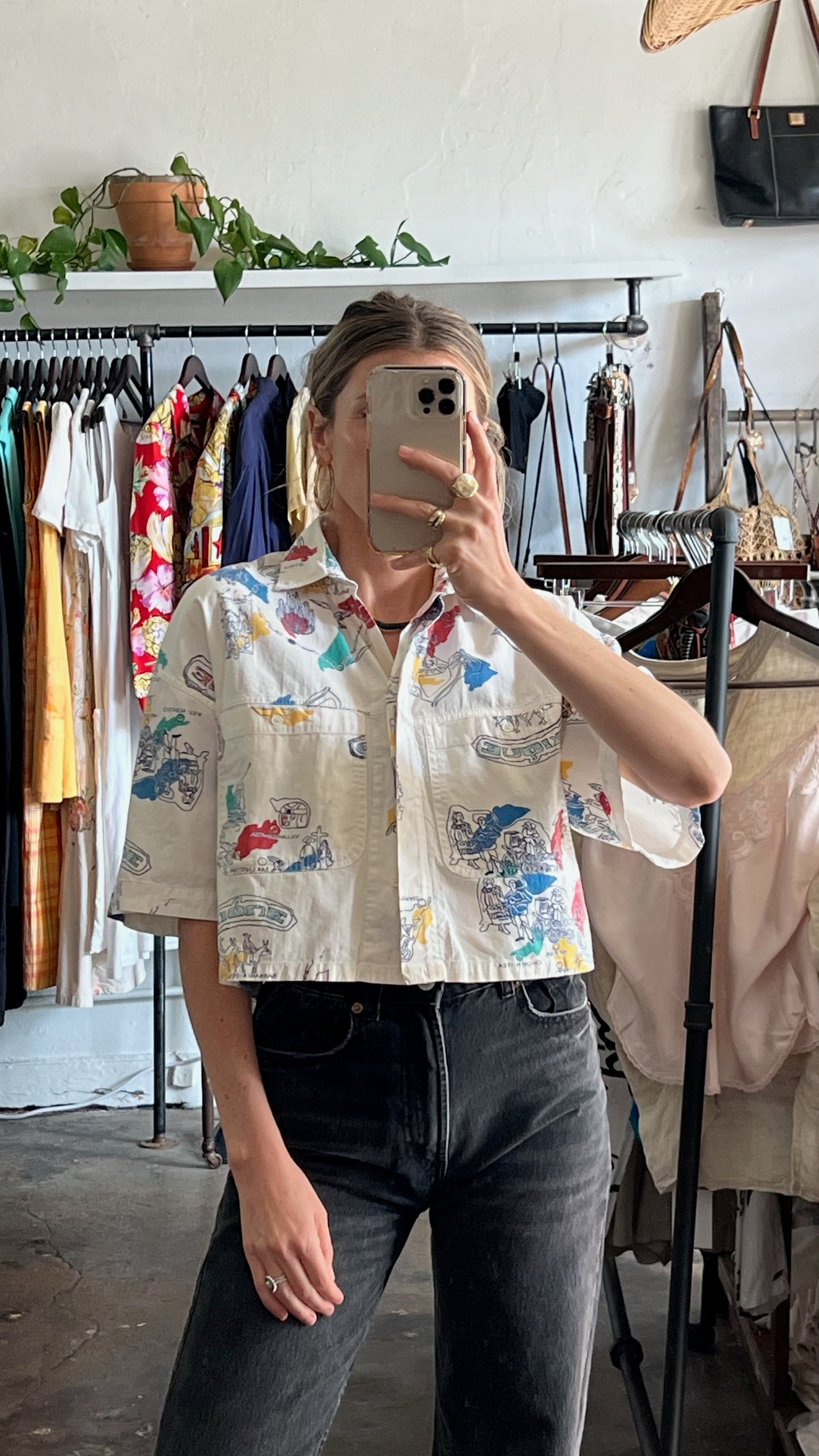 Vintage Yucatán Travel Map Top