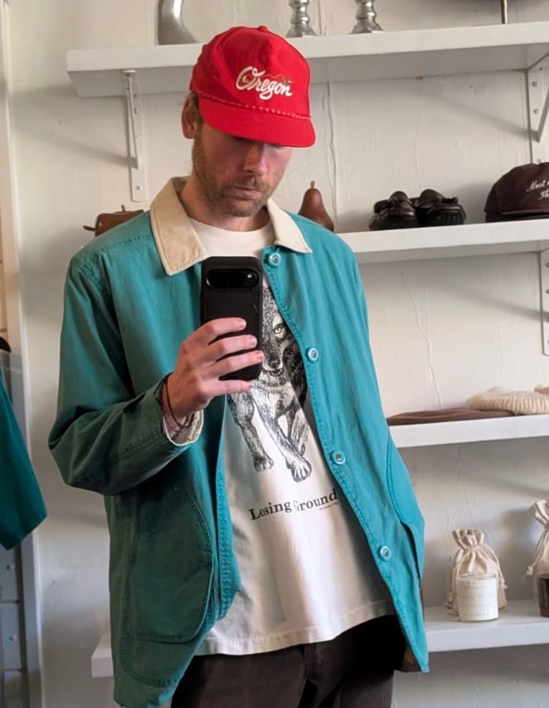 Vintage Crimson Oregon Logo Cap