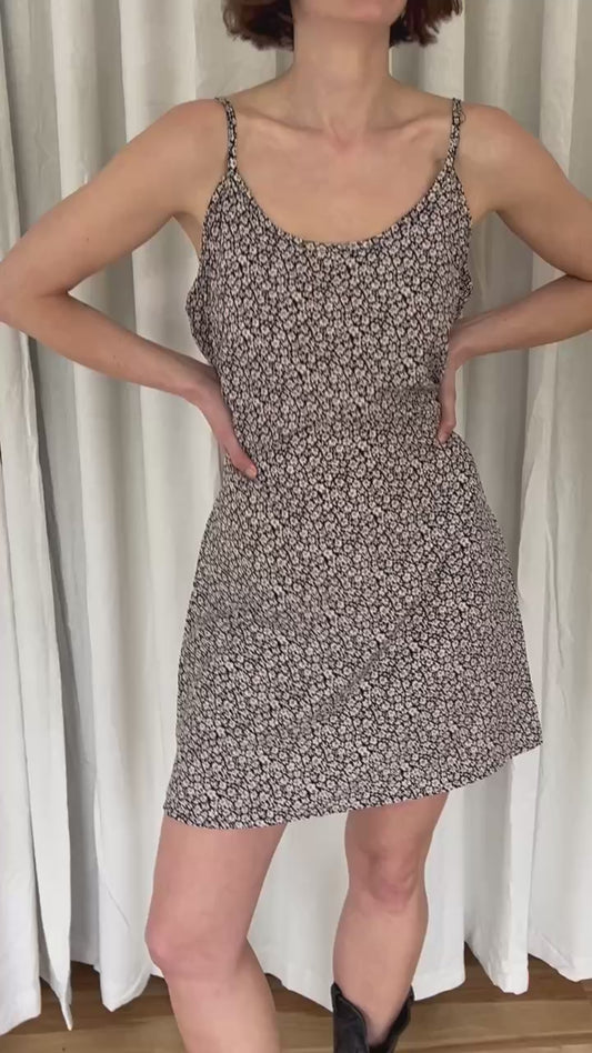 Vintage Floral Slip Dress