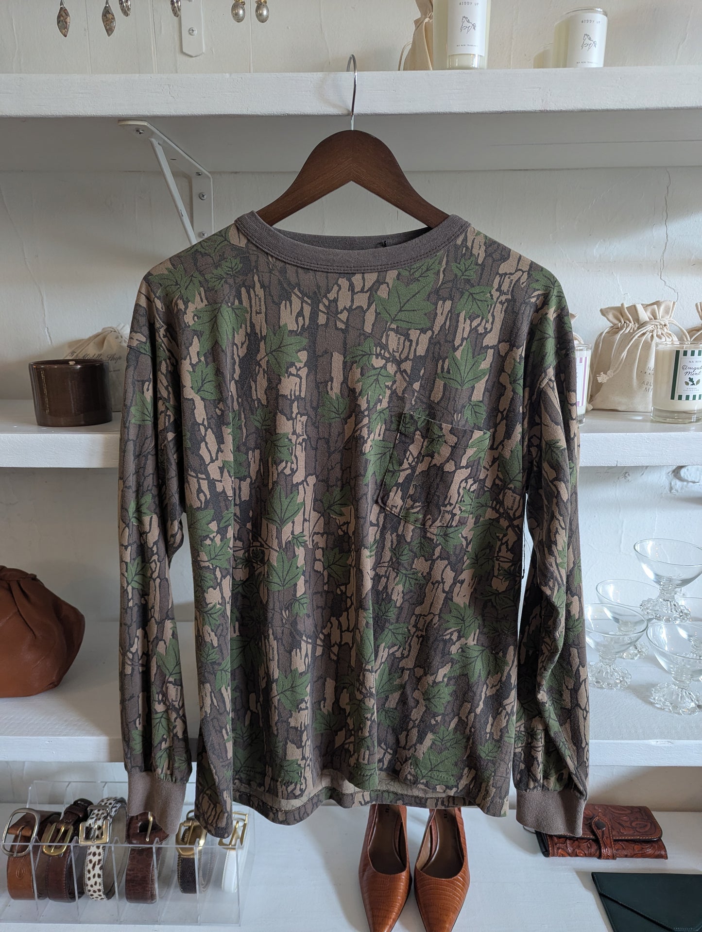 Vintage Real Tree Camo Long Sleeve Shirt
