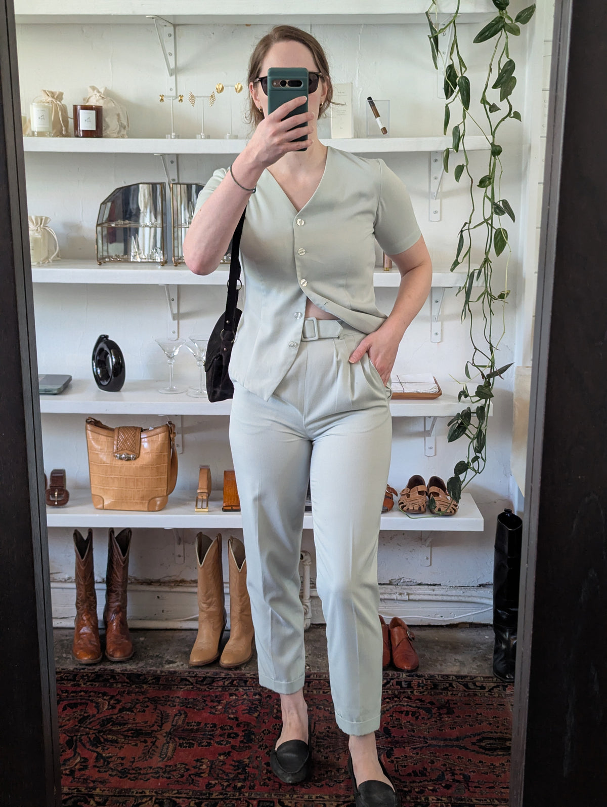 Vintage Duck Egg Tailored Set
