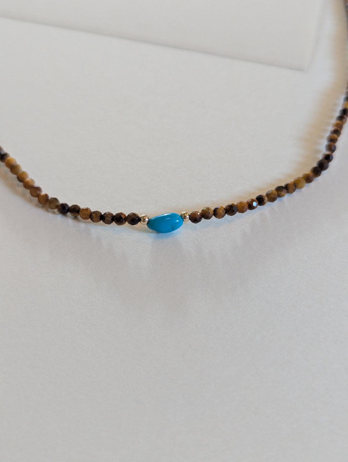 Tigers Eye and Turquoise Necklace by giantlion