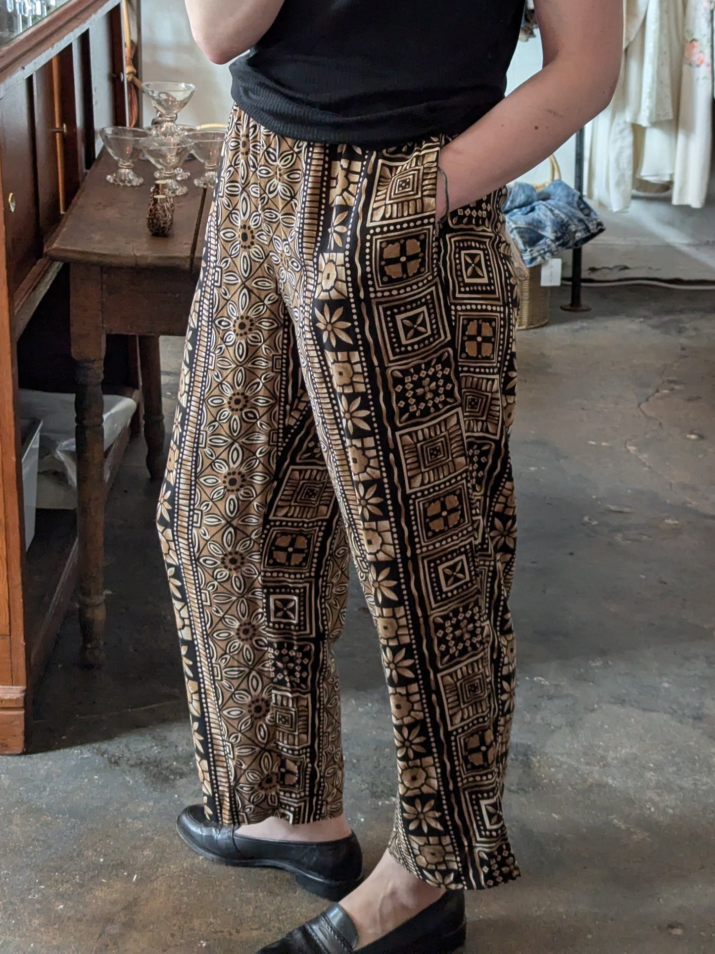Vintage Geometric Lounge Pants