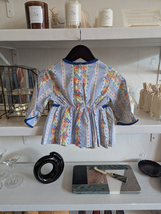 Vintage Toddler Picnic Blouse