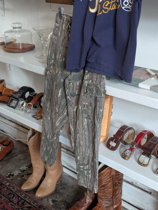 Vintage Kids Realtree Camo Utility Pants