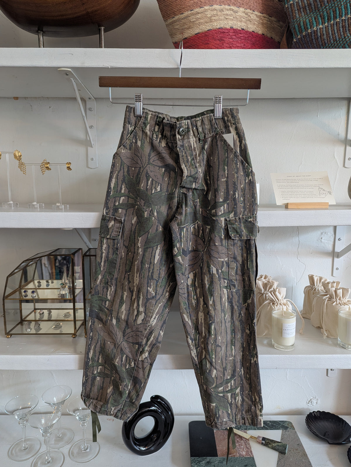 Vintage Kids Realtree Camo Utility Pants