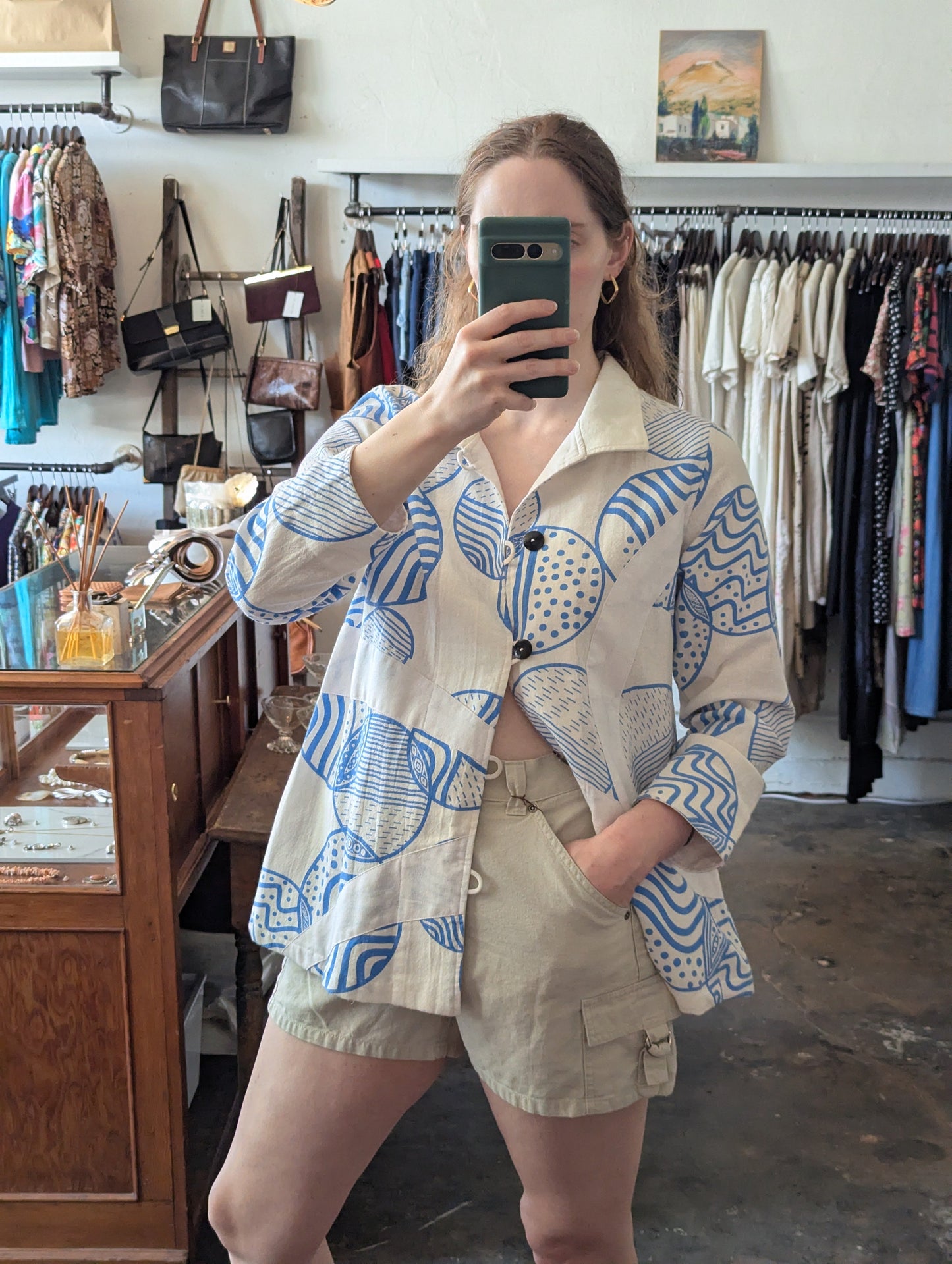 Vintage Circles Overshirt