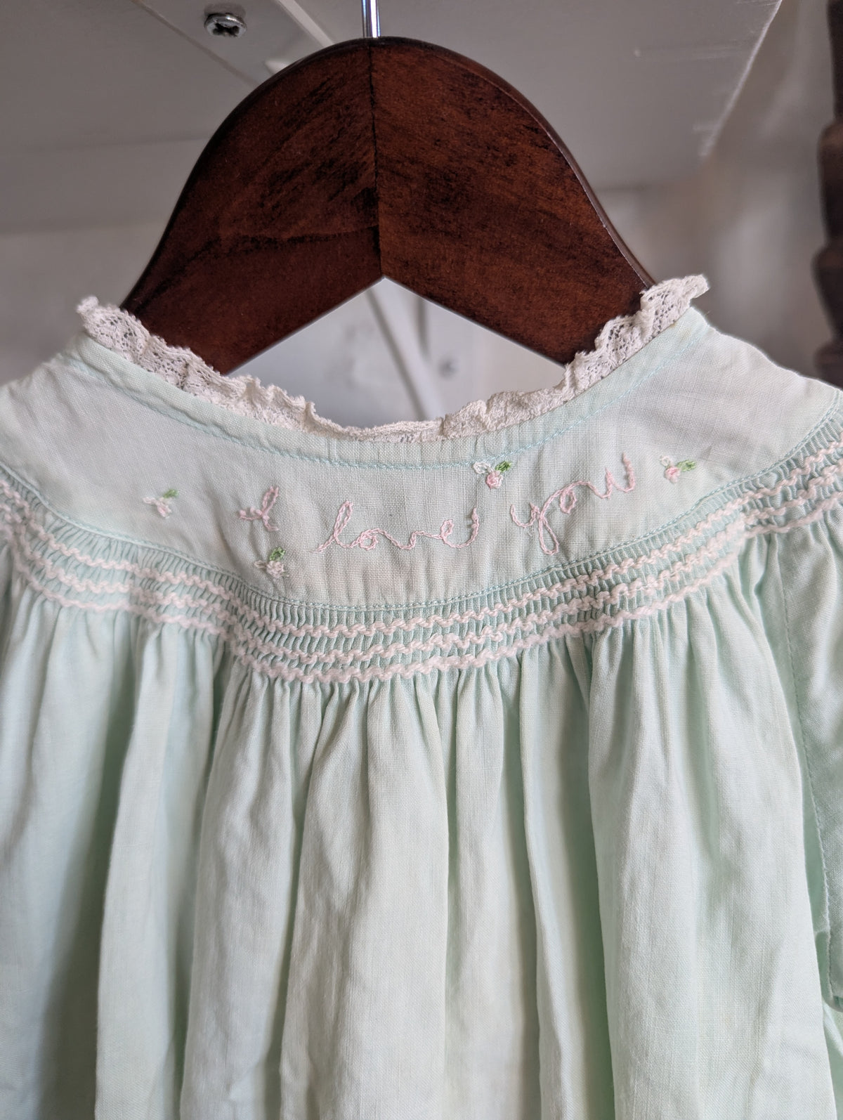 Vintage Baby "I Love You" Frock
