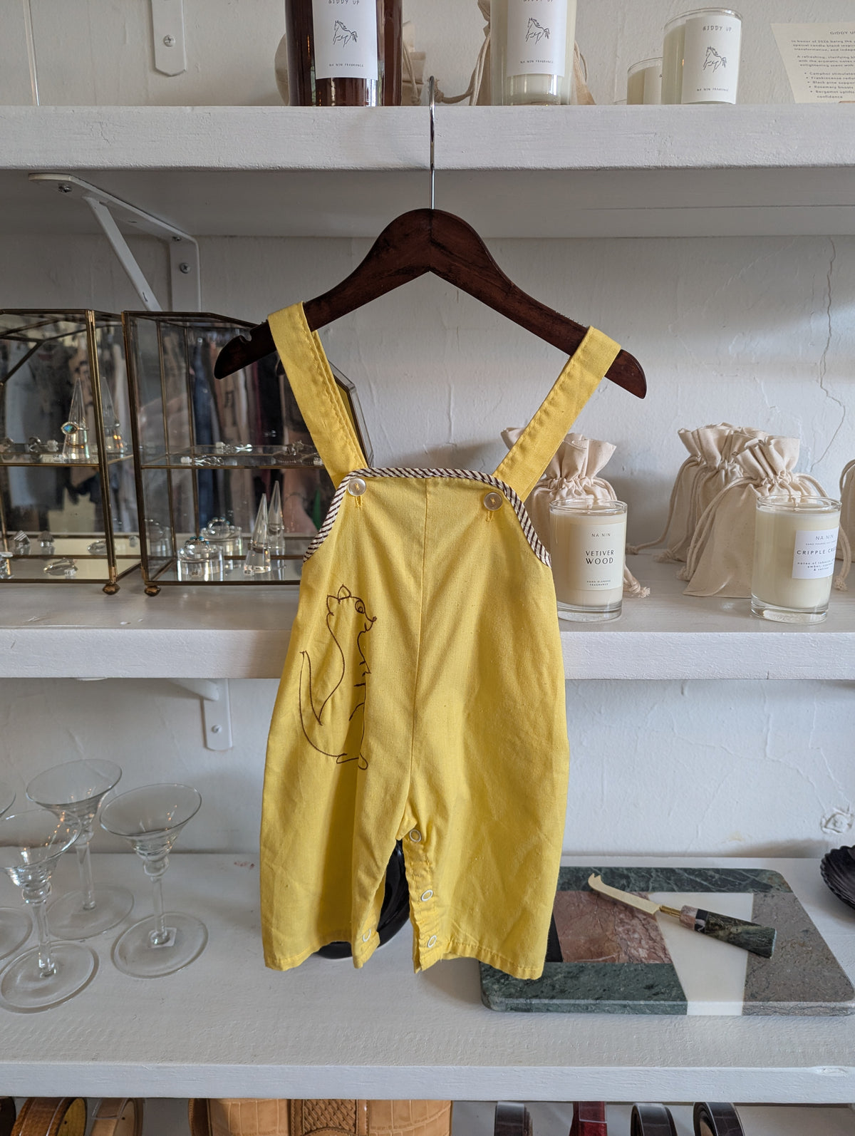 Vintage Baby Kangaroo Overalls