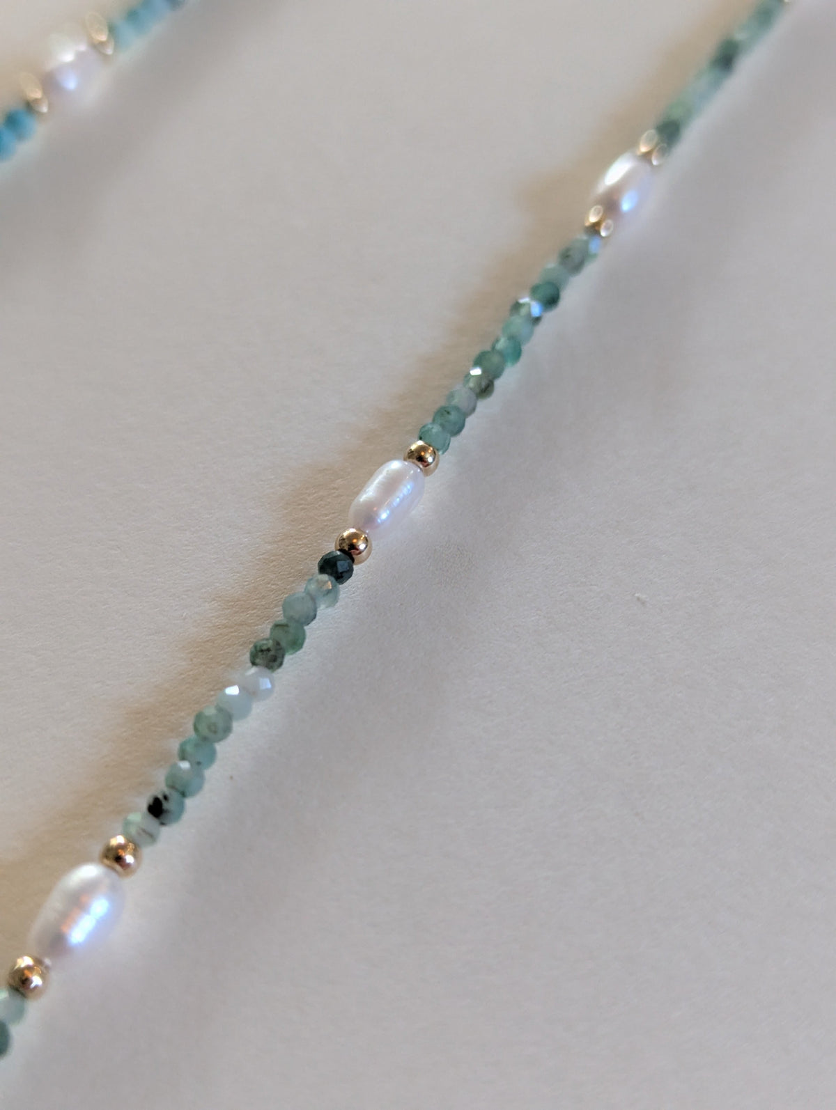 Emerald and Pearl Bracelet by giantlion