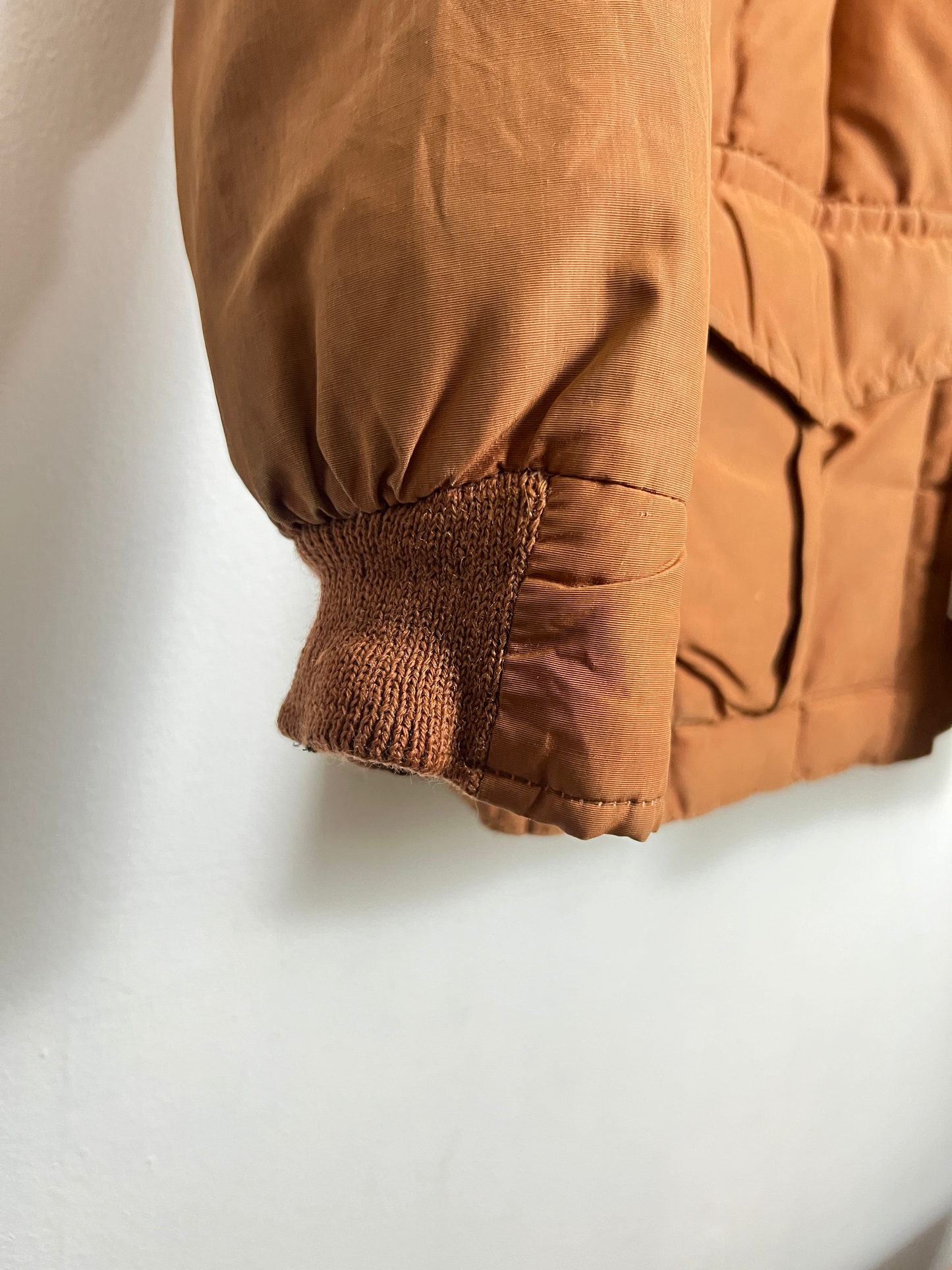 Vintage Neutral Bronze Mid-Length Goose down Top Coat