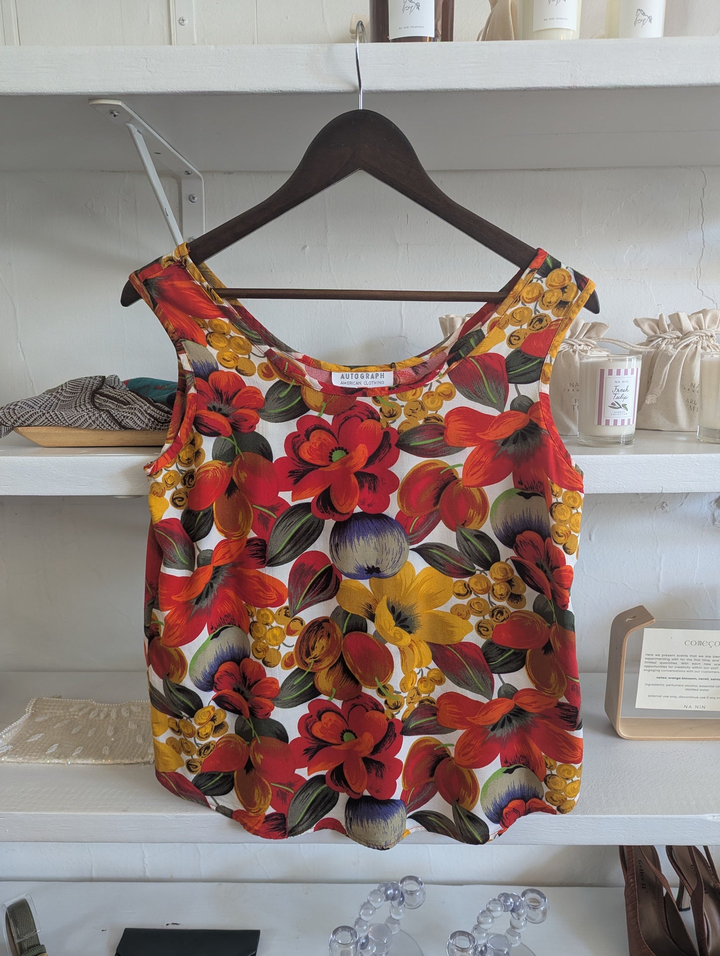 Vintage Fruits & Flowers Tank