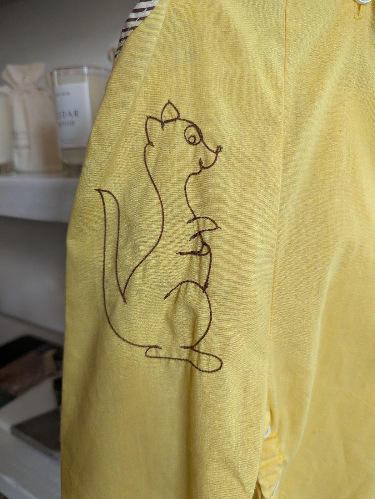 Vintage Baby Kangaroo Overalls