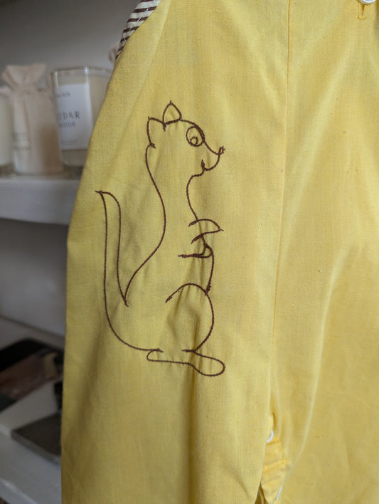 Vintage Baby Kangaroo Overalls