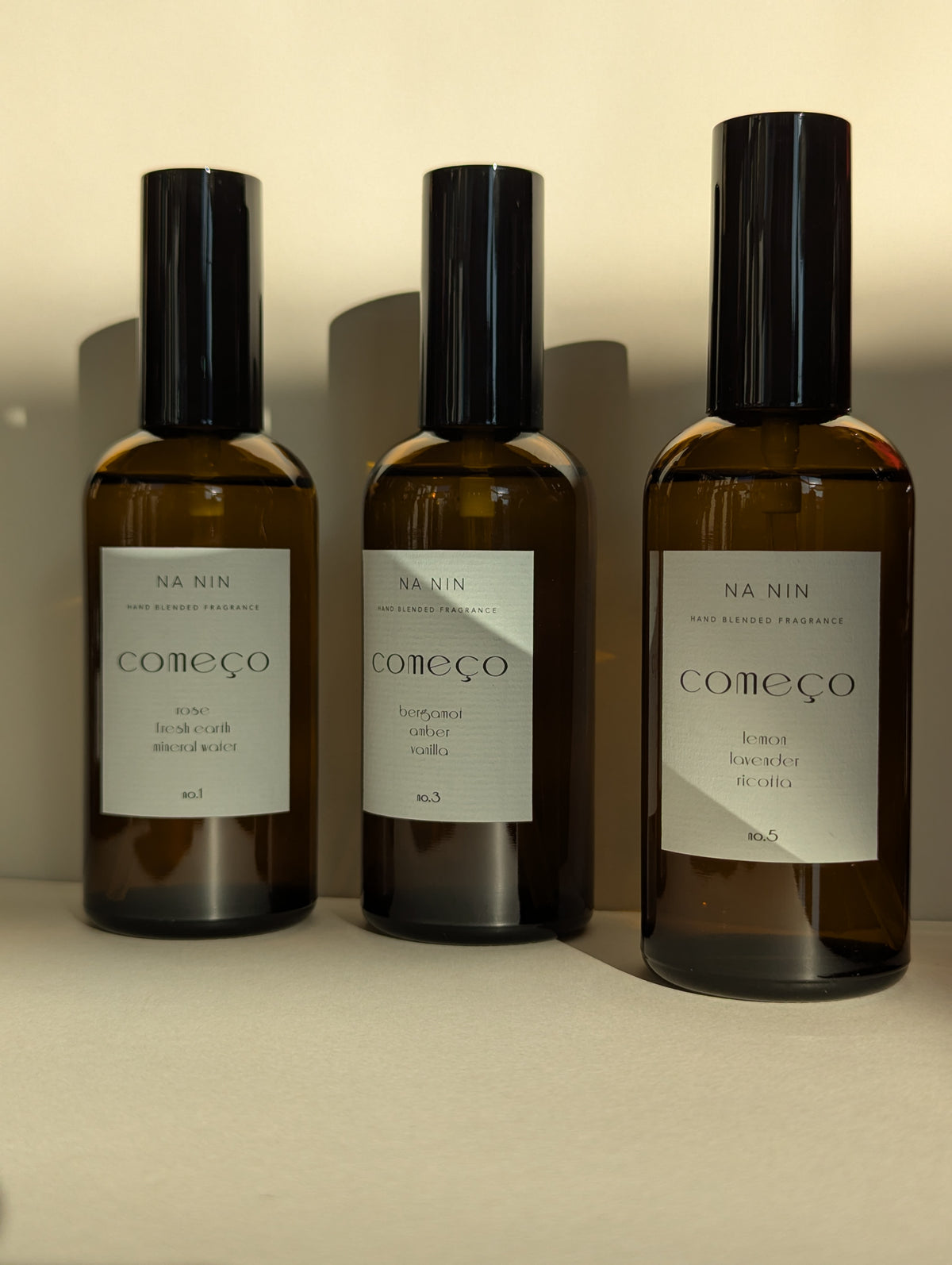 Começo No. 1 Eau Fraîche / Rose, Fresh Earth, Mineral Water