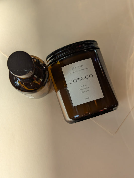 Começo No. 5 Candle / Lemon, Lavender, Ricotta