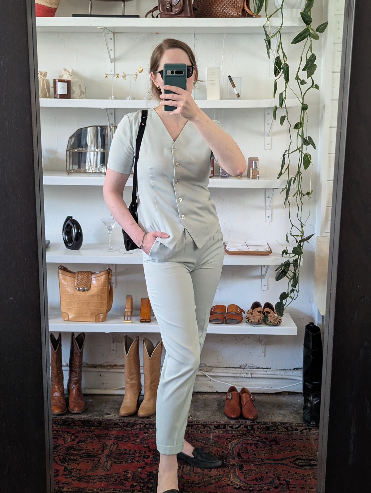 Vintage Duck Egg Tailored Set